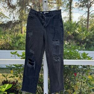 Distressed PacSun Black Denim Jeans